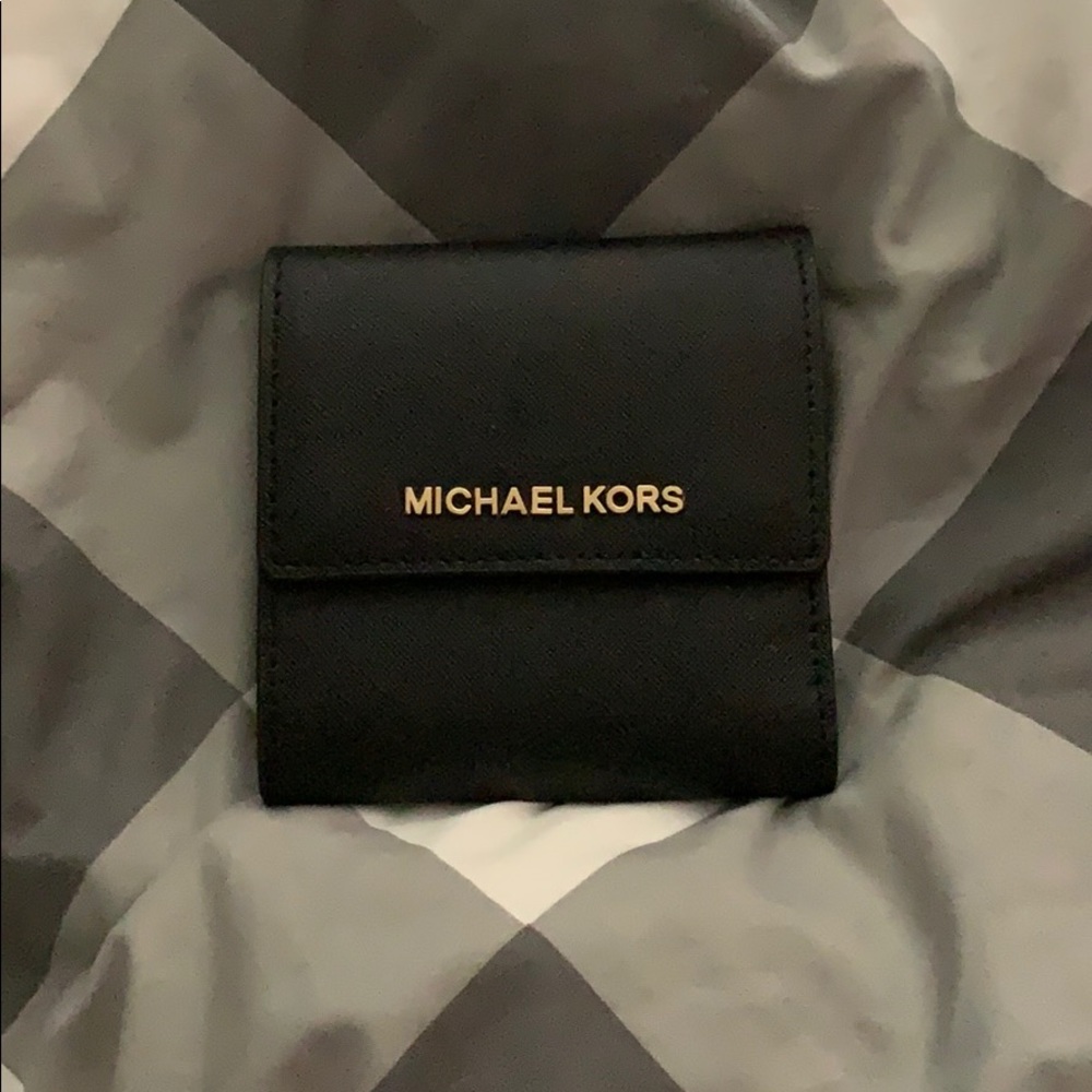 Michael Kors Black Foldout Wallet